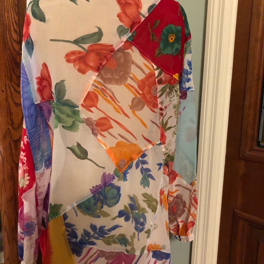 Sacred Threads long button down blouse - Picture 8 of 8